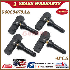 (4Pcs) 56029479AA NEW Tire Pressure Sensor TPMS For Jeep Grand Cherokee Dodge picture