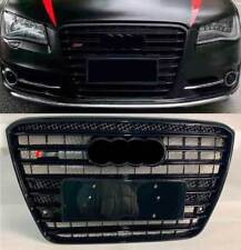 Fits For Audi A8 D4 S8 2011-2013 Front bumper Grille Honeycomb Black Grill picture