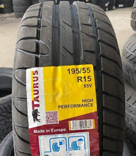 BRAND NEW TAURUS BY MICHELIN 195/55 ZR15 85V UHP CAR TYRES 195 55 15 1955515 C+C picture