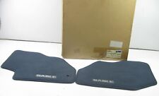 OEM Ford Dark Denim Front Floor Mats F8DZ5413086CAB For 96-05 Sable W/logo picture