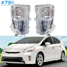 Right+Left For 2012-2015 Toyota Prius Front Bumper LED Fog Lights Signal Lamps picture