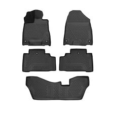 OMAC Floor Mats Liner for Acura MDX 2014-2020 Black TPE All-Weather 5 Pcs picture