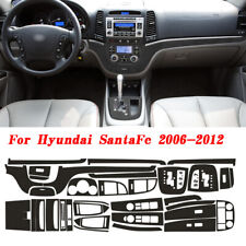 For Hyundai Santa Fe 2006-2012 3D Carbon Fiber Pattern Interior DIY Trim Decals picture
