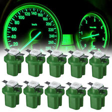 Green 10x T5 B8.5D 5050 SMD Car Dashboard Instrument LED Light Bulbs Accessories picture