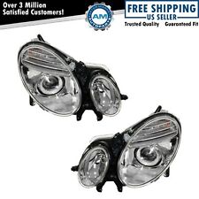 Headlights Headlamps Left & Right Pair Set For 07-09 Mercedes Benz E320 E350 550 picture
