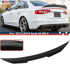 Fits 13-2016 Audi A4 B8.5 Gloss Black PSM Style Duckbill Rear Trunk Spoiler Wing picture