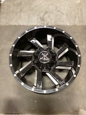 (QTY 1) KARMA OFF-ROAD K23 Wheel Black Milled 20x10 Dual 6 Bolt -24mm SCRATCHED picture