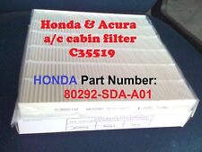 For HONDA ACCORD CABIN AIR FILTER Acura Civic CRV Odyssey C35519 HIGH QUALITY picture