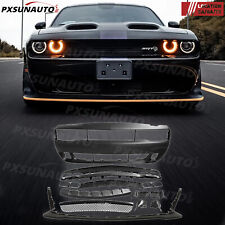 Fit for 2008-2014 Dodge Challenger Hellcat Style SRT Front Bumper Cover Kit picture