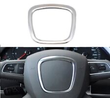 MATTE SILVER Car Steering Wheel Frame Trim Cover Sticker For Audi A3 A4 A6 A8 Q5 picture