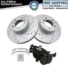 Brake Pad & Performance Rotor Kit Front Ceramic for BMW 540i 540it 740i picture