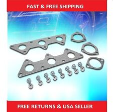 Manifold Exhaust Headers Gaskets With Bolts Fits 2000-05 Mitsubishi Eclipse New picture