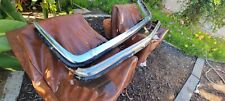 Mercedes Benz w123 Euro oem chrome Front and Rear bumper used 300d,240d,300td  picture