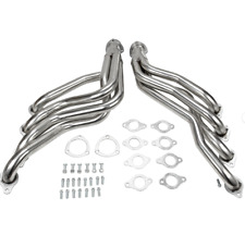 Exhaust Headers, Full-Length, Steel, Painted for Chevy, GMC, SUV, Pickup picture