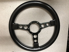 69-76 Firebird Formula....Black Leather Steering Wheel With Black Center picture