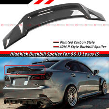 FOR 2006-2013 LEXUS IS250 IS350 ISF R STYLE CARBON LOOK DUCKBILL TRUNK SPOILER picture