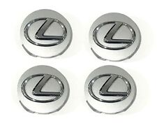 4X 62MM Wheel Center Hub Caps for LEXUS Silver & Chrome Badge Logo 42603-30590 picture