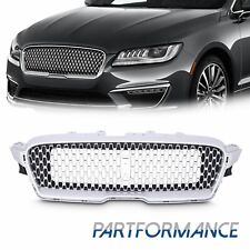 Front Bumper Grille Grill Nickelplated Chrome Plastic For Lincoln MKZ 2017-2019 picture