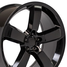 20x9 Gloss Black 2262 Rim Fits Chrysler 300 Dodge Charger Challenger SRT Wheel picture