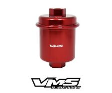 92-01 HONDA PRELUDE RACING HIGH FLOW FUEL FILTER RED picture