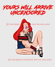 SEXY Jessica Rabbit Pinup Girl Hot rod Sexy girl color decal picture