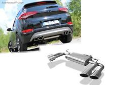 FOX Stainless Steel Duplex Sport Exhaust for Hyundai Tucson 3TL 2x115x85mm Oval Each picture
