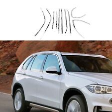 Silver Steel Window Molding Trim Decoration Strips 10X For BMW X5 G05 2019-2021 picture