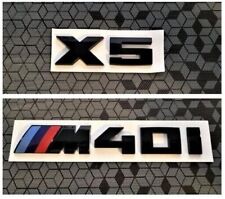 Gloss Black X5 M40i Trunk Badge Emblem Sticker For BMW X5 M40i picture