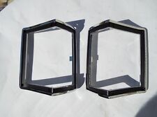 1972 72 EL CAMINO & S/W ONLY PARK LAMP PARKING LIGHT NEW PAIR CHROME BEZELS picture