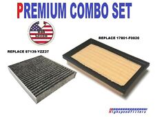COMBO Air Filter & CHARCOAL CABIN AIR FILTER for 2019 - 2024 TOYOTA RAV4 HYBRID picture
