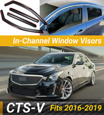Fits Cadillac CTS-V 2016-2019 In-Channel Vent Window Visor Rain Sun Guard Shade picture