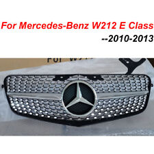 Grill W/Star For 2010 2011-13 Mercedes-Benz W212 E Class E350 E550 Diamond Style picture