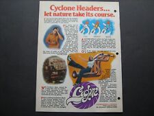 1977 Cyclone Header's--vintage ad from neat speed equipment estate collection picture