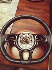 MCLAREN 650s BLACK LEATHER STEERING WHEEL W/PADDLES SHIFTERS picture
