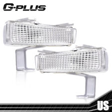Fit For 1980-1990 Chevrolet Caprice Clear Bumper Turn Signal Light Left+Right  picture