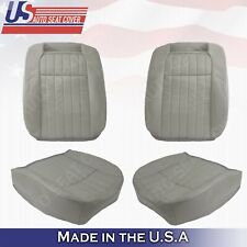 Driver Passenger Leather Perforated Seat Cover For 1994 - 1996 Chevy Impala SS picture