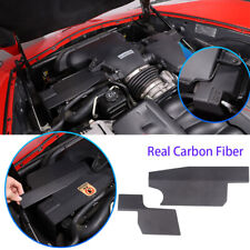 Matte Real Carbon fiber AIR FILTER COVER engine cold air For Corvette C6 05-13 picture