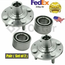 Pair(2)Front Wheel Hub & Bearing Assembly For 1988-1991 Honda Civic CRX 1.5 1.6L picture