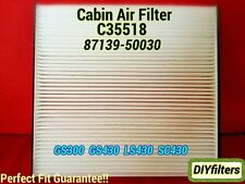 C35518 GS300 GS430 LS430 SC430 AC CABIN AIR FILTER 87139-50030 picture