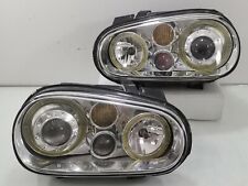 VW Golf R32 GTI MK4 00-05 VALEO LED Rings PROJECTOR Head Lights Lamps 1 Pair OEM picture