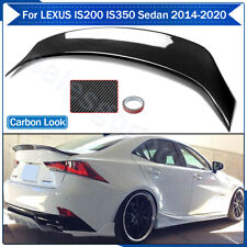 FOR 2014-2020 LEXUS IS200t IS250 IS350 AR STYLE CARBON STYLE TRUNK SPOILER WING picture