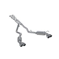 Fits 2021-2024 Ford Explorer 2.5in. Cat Back; Dual Rear; Quad Tips - S5205AL picture