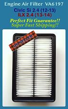 Engine Air Filter For Civic Si 2.4 / ILX 2.4  12-15 VA6197 Fast Ship US Seller picture