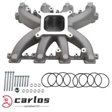 Satin Aluminum Single Plane Carb Intake Manifold For GM LS LS3 L92 300-131 picture