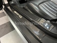 Mercedes SL63 AMG Carbon Fiber Illuminated Sill Kick Plates R230 picture