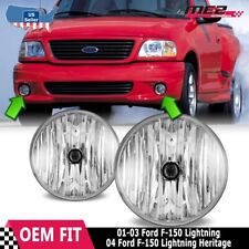 For 2001-03 Ford F-150 Lightning 04 Ford F-150 Heritage Fog Lights Clear Bumper picture