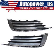1 Set Front Bumper Lower Left & Right Side Grills Fit For Audi A3 S3 2013-2017 picture