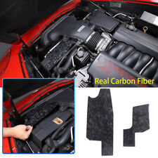 Forged Carbon fiber Air Filter Cover Engine Cold Air For Corvette C6 2005-2013 picture