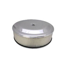 Bandit Air Cleaner Assembly 8036K; Race Car Style Chrome Recessed Round 14