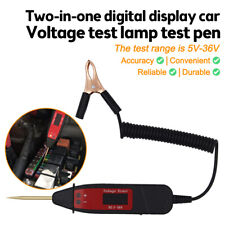 Car Electric Voltage Test Pen Probe Tools W/LED Light 5-36V Digital Tester Tools picture